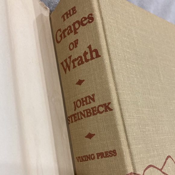 Vintage 1939 Hardcover The Grapes of Wrath by John Steinbeck - Picture 9 of 14